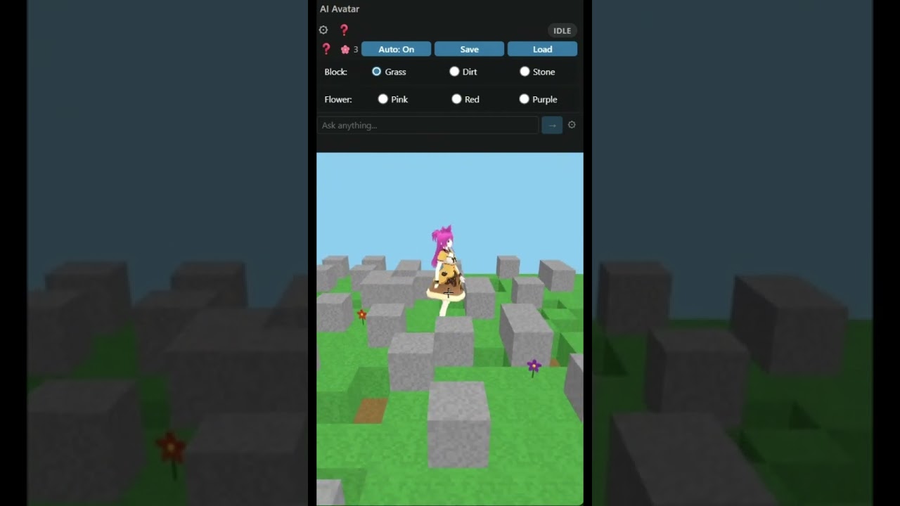 AI Avatar Voxel Avatar Mode v19 Demo