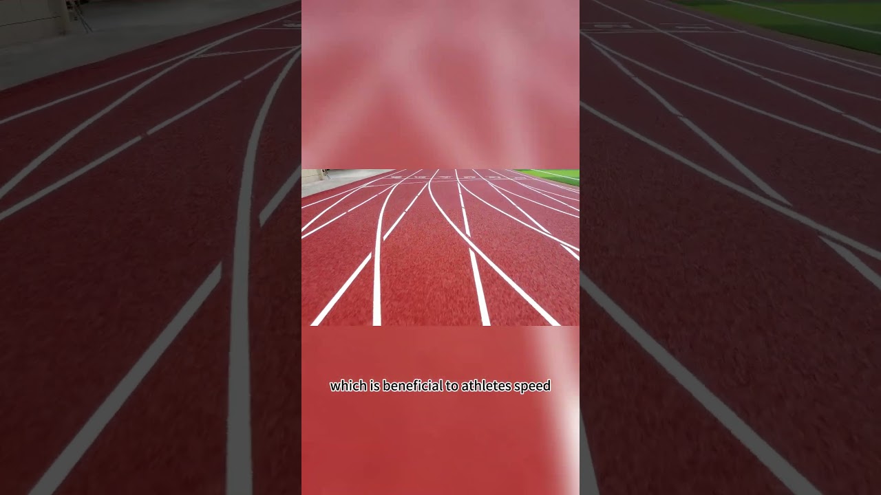 Rubber Running Track #runaway #athletic track