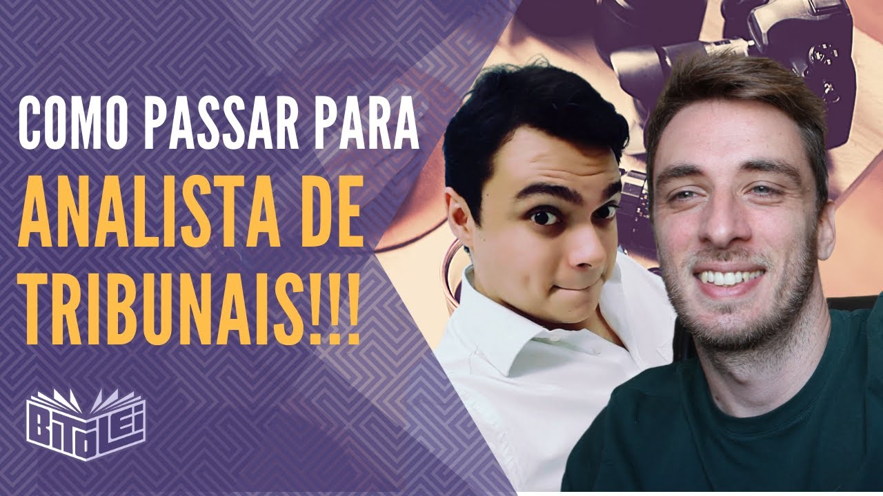 Como passar para ANALISTA de tribunais