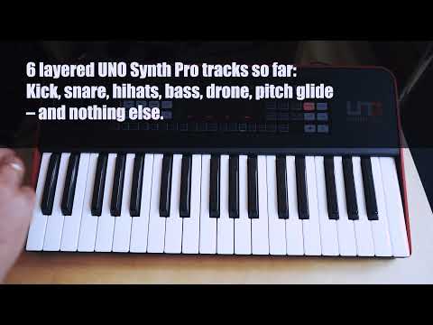 IK Multimedia UNO Synth Pro demo / LCD Soundsystem cover (Someone Great)