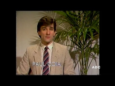 Channel 4 announcer Paul Coia in-vision closedown 1st January 1983