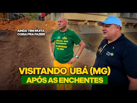 Visitando Ubá (MG) para entregar doações após enchentes | Parte 2