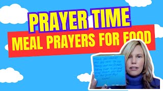 Meal Prayer For Food - Make a Prayer Cube!