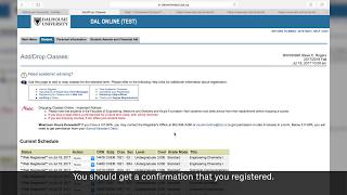 Dalhousie Engineering block course registration