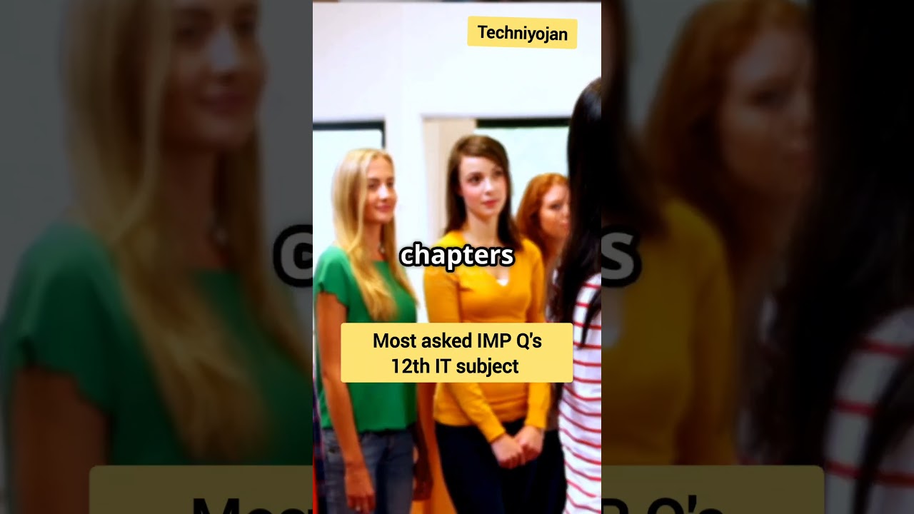 most asked IMP questions 12th HSC Information technology #hsc2025