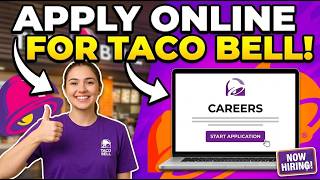 How to Apply for TACO Bell Online | Taco Bell Online Job Application Steps | Taco Bell Website