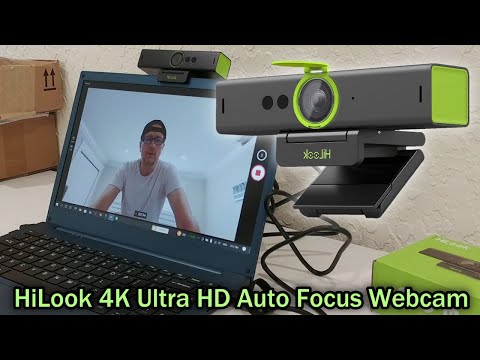 HiLook 4K Ultra HD Auto Focus Metal Webcam Hi-UB8, With 2 Noise-Suppressing Mics, 91 dFOV, REVIEW