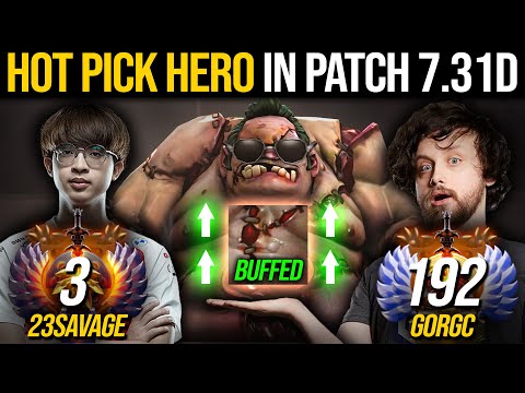 Pudge Is The Most OP Hero Now!!! Hot Pick In Patch 7.31d | 23savage | Gorgc | Pudge Official
