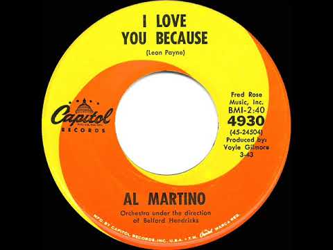 1963 HITS ARCHIVE: I Love You Because - Al Martino