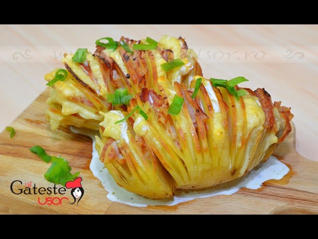 Reteta De Cartofi Acordeon Cu Cascaval Si Bacon Reteta Kansas