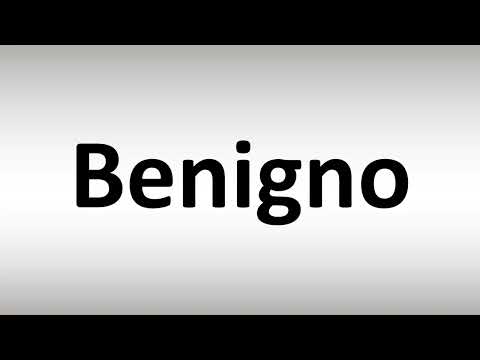 How to Pronounce Benigno (Spanish)