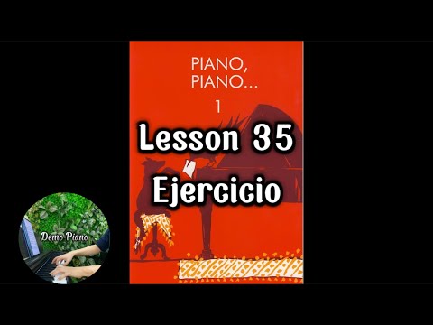 Lesson 35. Ejercicio (P28) | Piano, Piano 1… Joan Lluís Moraleda