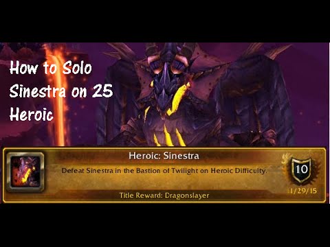 How to Solo Sinestra on 25 Heroic
