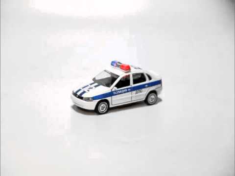 Миниатюра изображения товара Масштабная модель автомобиля Технопарк Лада-калина ДПС / CT1049WB-P (48)