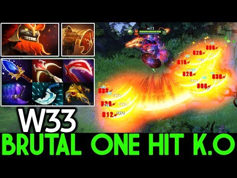 W33 [Mars] Brutal One Hit K.O Full Physical Build 7.22 Dota 2