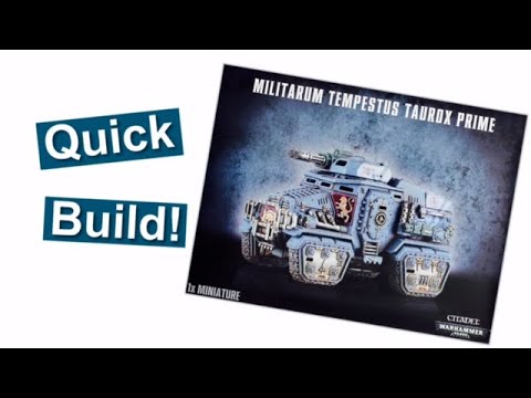 Militarum Tempestus Taurox Prime | Quick Build | New England TableTop