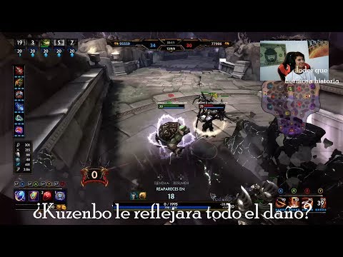 ¿Kuzenbo le reflejara todo el daño a Thanatos? #Smite Conquista #Hachiman