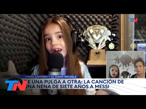 SAN JUAN I DE UNA PULGA A OTRA: "Yo te voy a alentar" La canción de una nena de 7 años a Messi