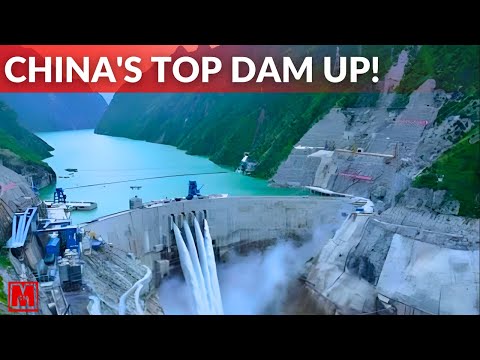 Building work starts on a new one-million-watt hydropower station with the world's tallest dam!