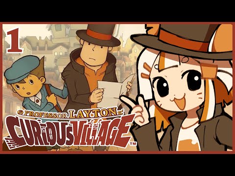 A PUZZLING GENTLEMAN 🧩🎩 Professor Layton and the Curious Village | Let's Play Part 1