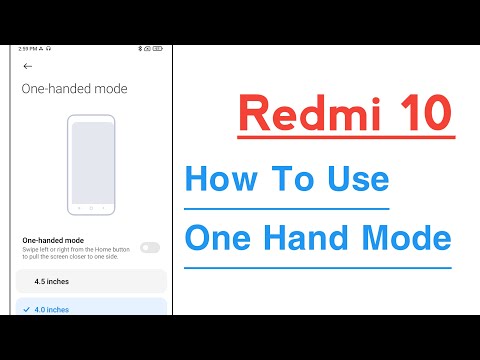 Redmi 10 How To Use One Handed Mode