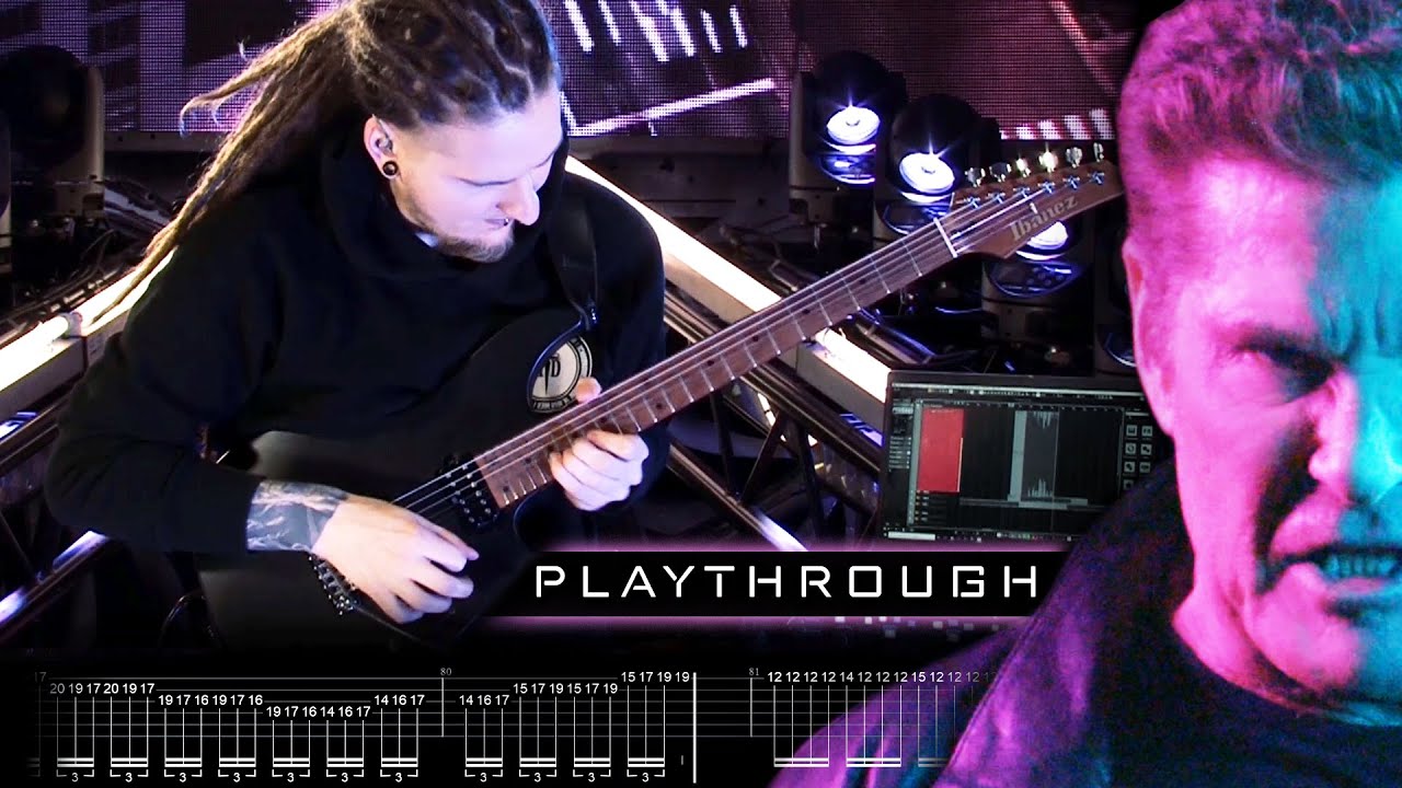 Through the Night (Guitar Playthrough) | CueStack X David Hasselhoff - YouTube