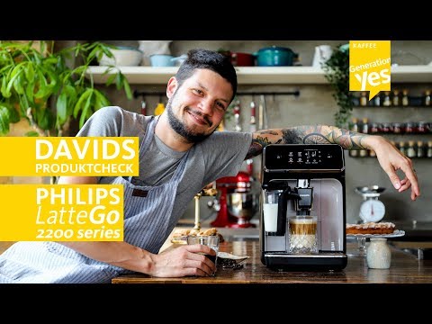 David erklärt den Philips 2200 Series Kaffeeautomaten LatteGo