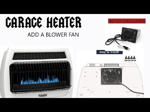 How To Install Blower Fan Dyna Glo Wall Heater | Vent Free