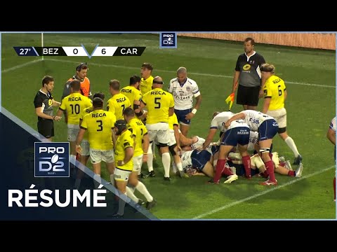 PRO D2 - Résumé AS Béziers Hérault-US Carcassonne: 14-16 - J30 - Saison 2021/2022