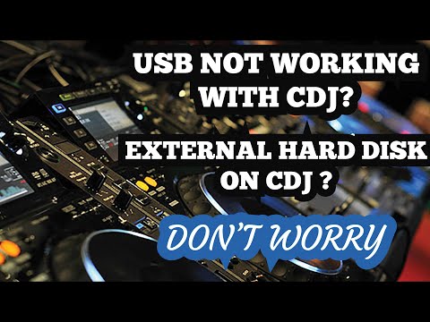 Usb Drive Not Working With Cdj | External Hard Drive on Cdj | Pioneer Dj | Windows Pc and Mac