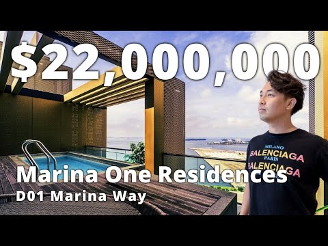 Signature Sea View Duplex Penthouse ($22M) D01 Marina One Residences | Singapore Home Tour Ep.151