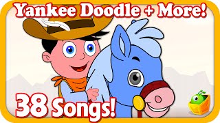 Yankee Doodle Doo| +37More Kids Songs | 38Mins Popular English Nursery Rhymes Collection by Magicbox