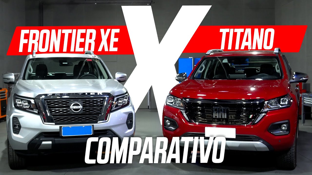 COMPARATIVO: Nova Fiat Titano Ranch ou Nissan Frontier XE?