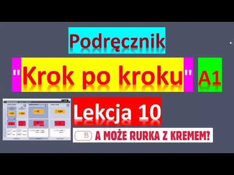 Krok po kroku A1. Урок 10, часть 2. Język polski.