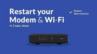 Tutorial restart modem &amp; wifi router | First Media