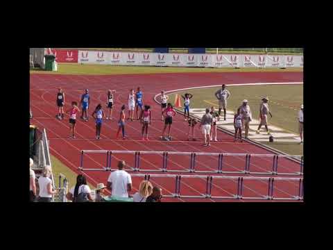 80m Hurdles 11-12 Girls Final - 2023 USATF Youth National Championships