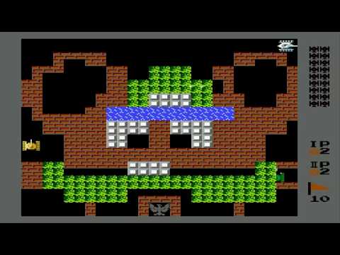 Играю с другом в BATTLE CITY на NES (slowmation hack)