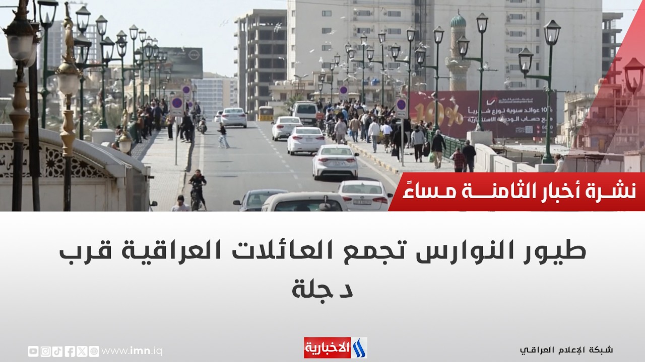 فيديو | طيور النوارس تجمع العائلات العراقية قرب دجلة | تقرير محمد العيداني
