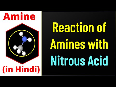 Amine 20 I Reaction of Amines with HNO2 I Nitrous Acid I Diazonium Salt I Primary Amine I Aryl