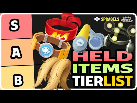 Are The New Items Worth It? NEW Pokemon Unite Item TIER LIST!
