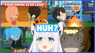 Fubuki Reaction of Her Mii Hilarious Chaotic Moments【Tomodachi Life】
