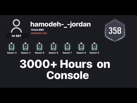 What Does 3000+ Hours On Console Looks Like - PS4 Diamond Rainbow Six Siege