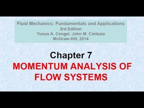 Fluid mechanics chapter 6 : Momentum analysis - Part 1 of 2