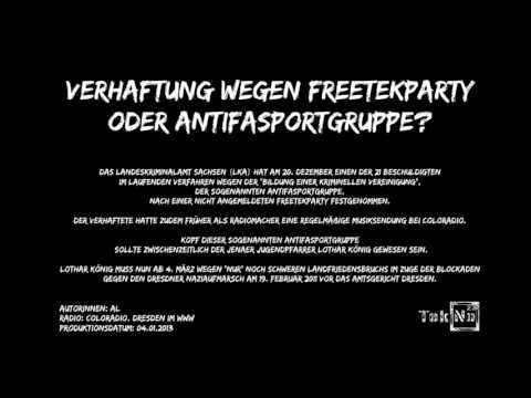 Verhaftung  Free Tek Party - coloradio - www.tekno23.eu (german / deutsch)