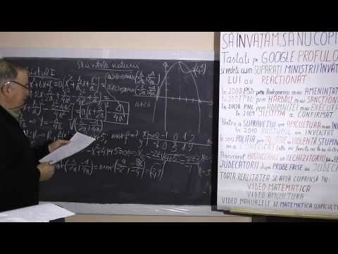 1/2 Lectia 209 - Rezolv subiecte matematica M2 simularea nationala Bacalaureat BAC 2014 Profu Online