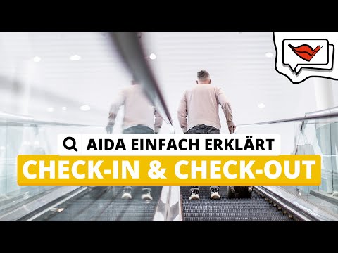 Check-in und Check-out | AIDA einfach erklärt 💡