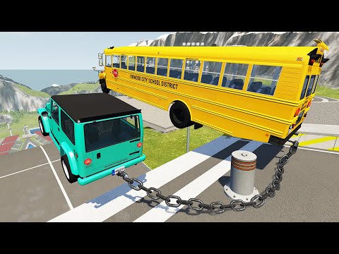 High Speed Car Jump Crashes | BeamNG Drive - DancingCars