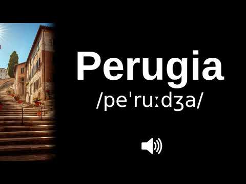 🇮🇹 How to pronounce Perugia (CORRECTLY!)