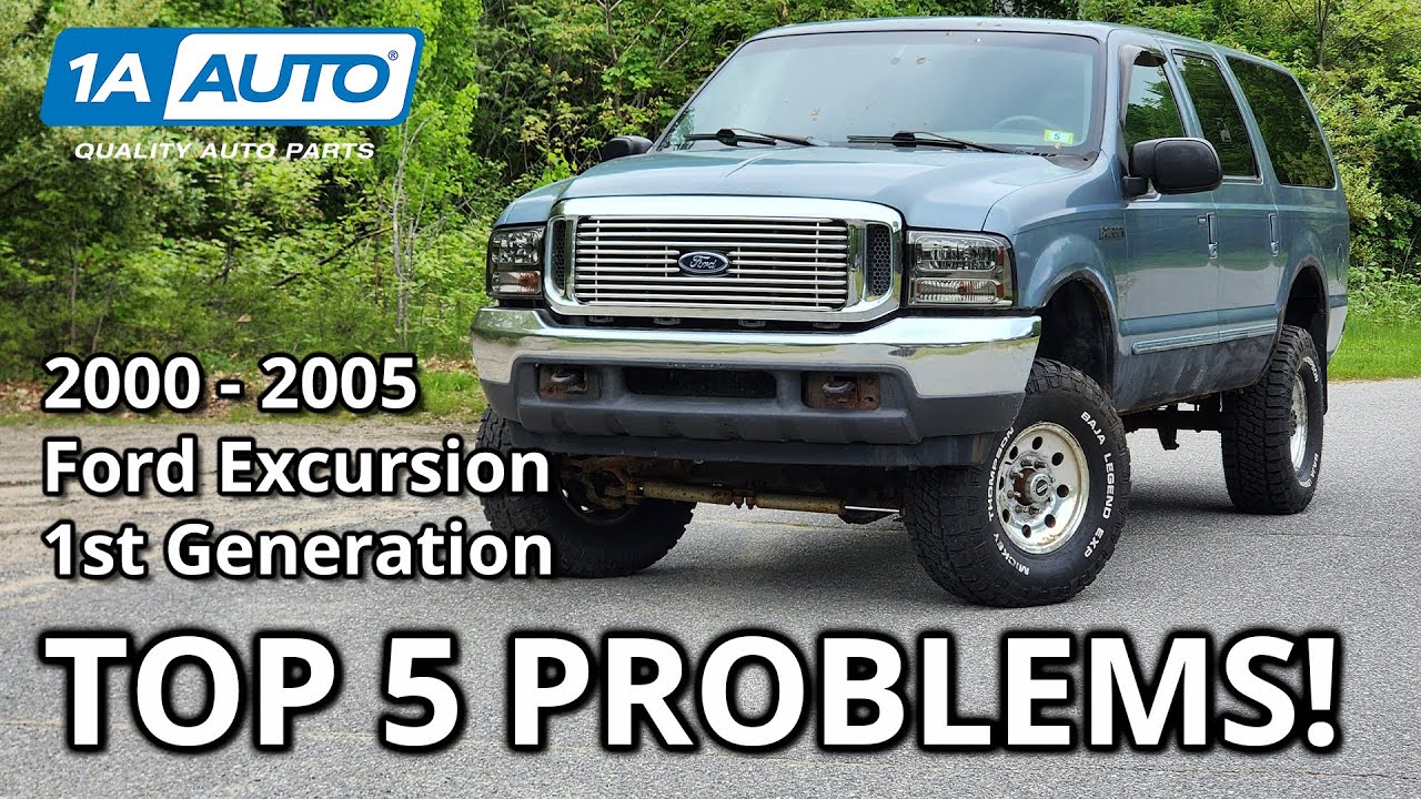 Top 5 Problems Ford Excursion SUV 2000 - 2005 1st Generation