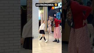 ASTRONOMIA 🤯 LITTLE GIRL TEACHING 😨🔥 TUZELITY SHUFFLE